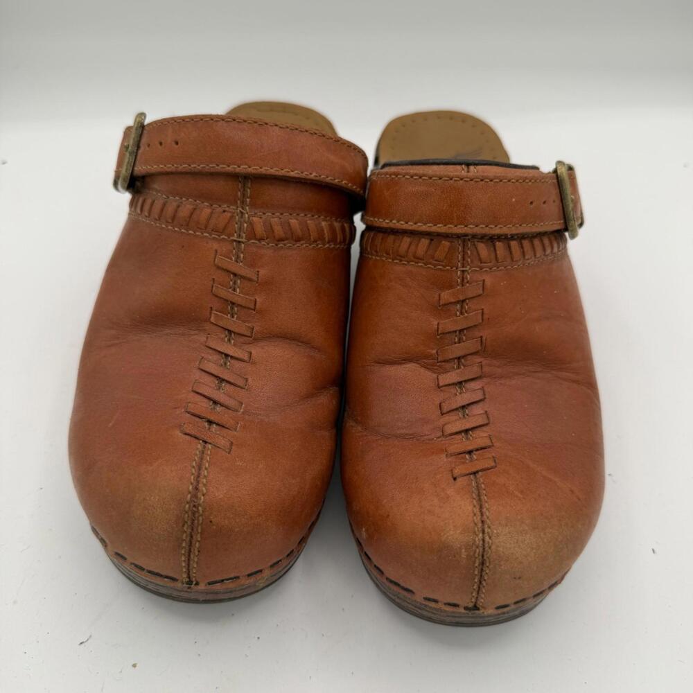 Dansko Clogs Women 36 Leather Boho Gorpcore Cottagecore Comfort Y2K Retro - Picture 2 of 9